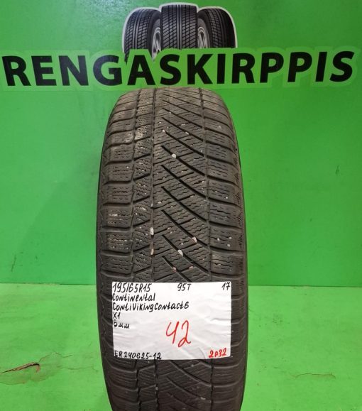 195/65R15 Continental ContiVikingContact 6 95T kitka 6mm / 2P32