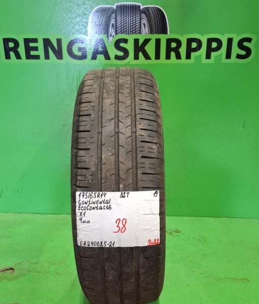 175/65R14 Continental EcoContact 6 82T kesä 4mm / 3V22