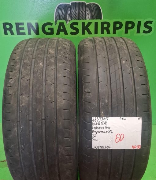 225/45R17 GoodYear EfficientGrip Performance 2 91W kesä 5mm / 4P33