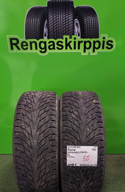 225/55R17 Nokian HKPL R2 kitka 5,5mm / 3P16-1