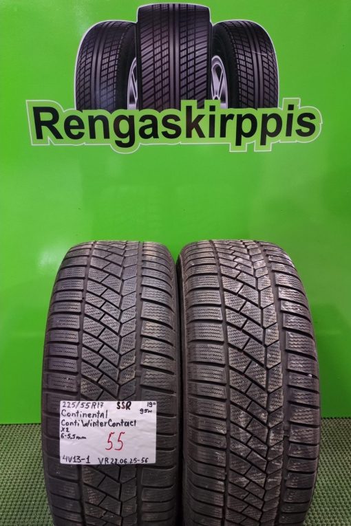 225/55R17 Continental ContiWinterContact 95H kitka 5,5-6mm / 4V13-1