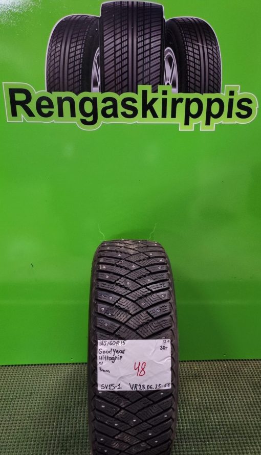 185/60R15 GoodYear UltraGrip 88T nasta 7mm / 5V15-1