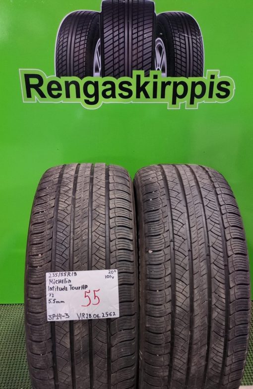 235/55R19 Michelin Latitude Tour HP 101Y kesä 5,5mm / 3P14-3