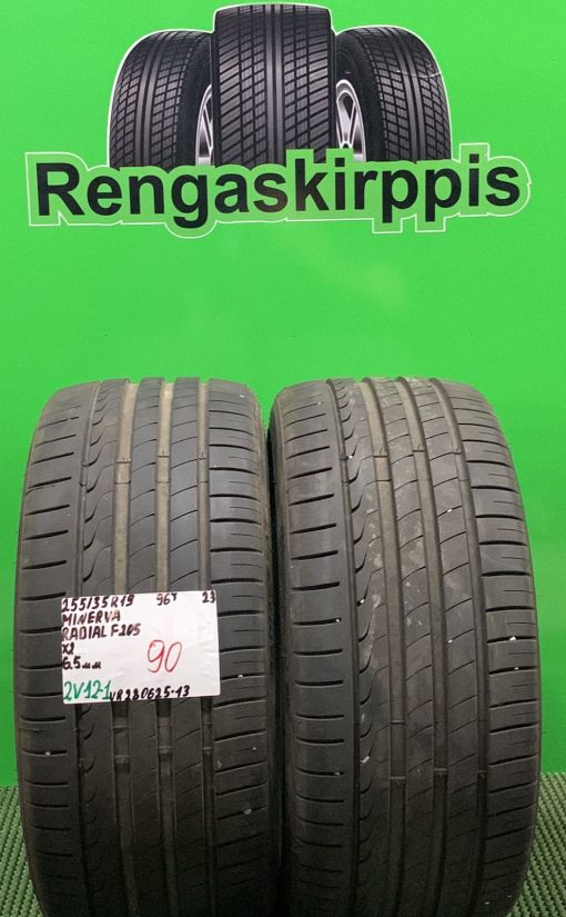 255/35R19 Minerva radial F205 96T kesä 6,5mm / 2V12-1