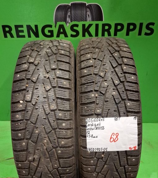 205/60R16 Cordiant SnowCross 96T nasta 7,5-8mm / 4V42
