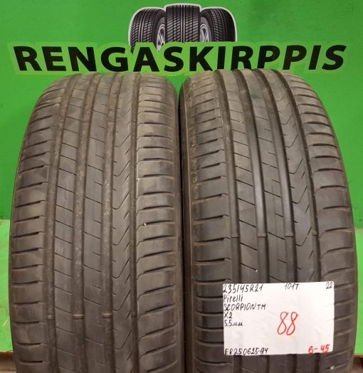 235/45R21 Pirelli Scorpion TM 101T kesä 5,5mm / 6-45