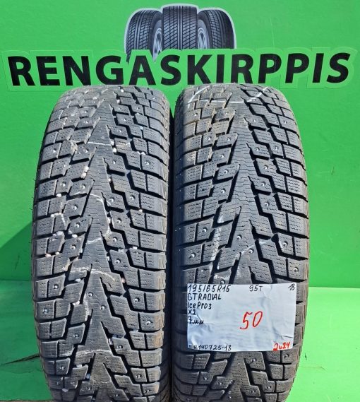 195/65R15 GT Radial Ice pro 3 95T nasta 7mm / 2V24