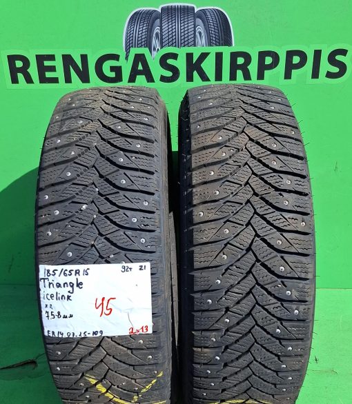 185/65R15 Triangle IceLink 92T nasta 7,5-8mm / 2V13