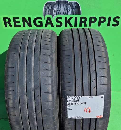 215/55R17 Goodride Zuper Eco Z107 98W kesä 4mm / 4P23