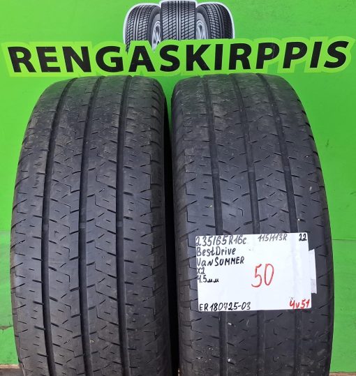 235/65R16C BestDrive Van Summer 115/113R kesä 4,5mm / 4V51