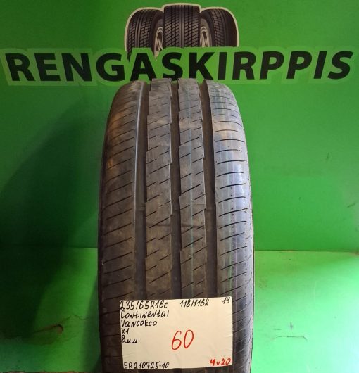 235/65R16C Continental Vanco Eco 118/116R kesä 8mm / 4V20