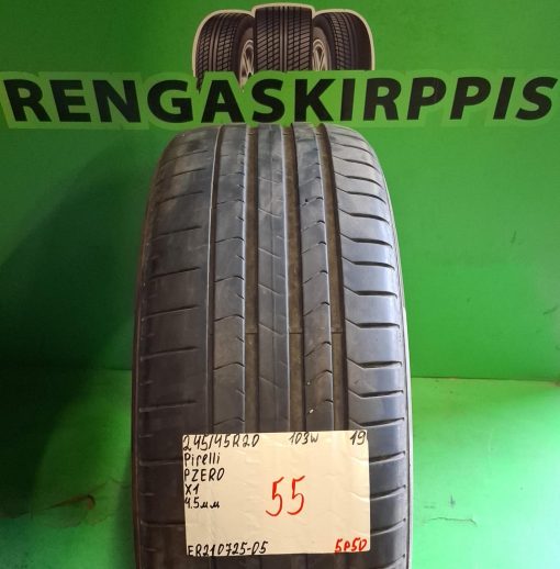 245/45R20 Pirelli PZero 103W kesä 4,5mm / 5P50