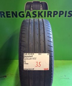 215/45R17 Nankang Sportnex AS2 91V kesä 3,5mm / 4P22