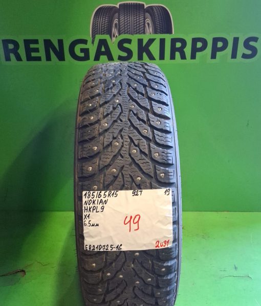 185/65R15 Nokian HKPL 9 92T nasta 6,5mm / 2V31
