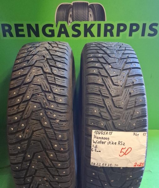 185/65R15 Hankook Winter IPike RS2 92T nasta 6-7mm / 2V25