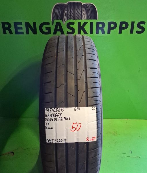 195/65R15 Hankook Ventus Prime 3 91H kesä 6mm / 2V21