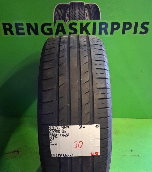 225/50R17 Goodride Sport SA37 98W kesä 3mm / 4P42
