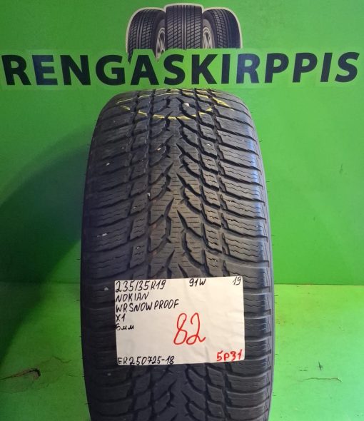 235/35R19 Nokian WR SnowProof 91W kitka 6mm / 5P31