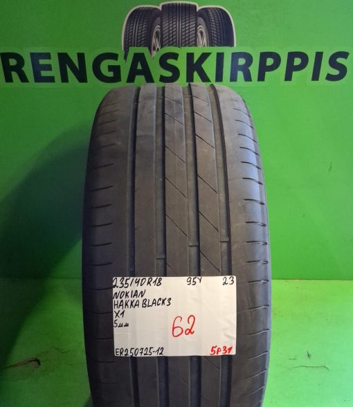 235/40R18 Nokian Hakka Black 3 95Y kesä 5mm / 5P31