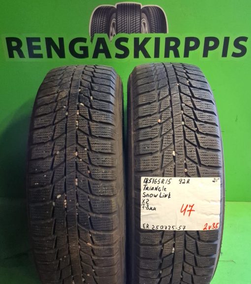 185/65R15 Triangle SnowLink 92R kitka 7-8mm / 2V35