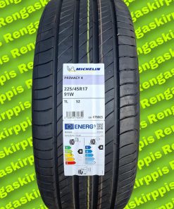 225/45R17 Michelin Primacy 4 91W B,A 69dB/kesä