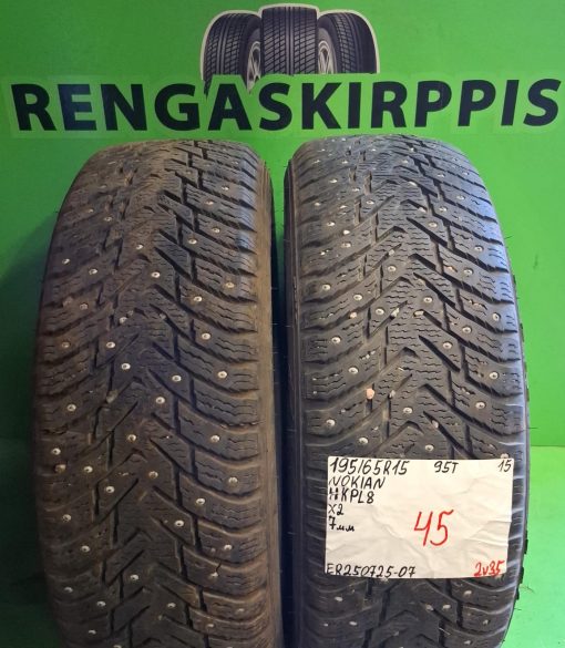 195/65R15 Nokian HKPL 8 95T nasta 7mm / 2V35