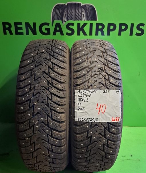175/70R13 Nokian HKPL 8 82T nasta 8mm / 2V35
