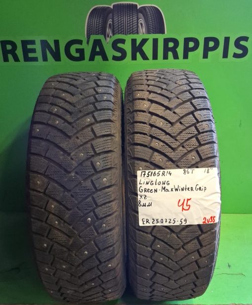 175/65R14 LingLong GreenMax Winter Grip 86T nasta 8mm / 2V35
