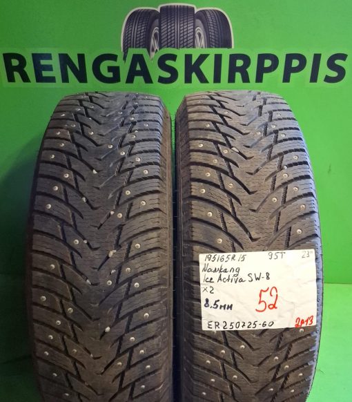195/65R15 Nankang Ice Activa SW8 95T nasta 8,5mm / 2P13