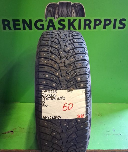 205/55R16 Nankang Ice Activa Grip 2 94T nasta 8mm / 3P32