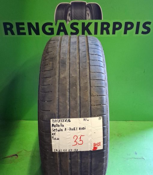 215/55R16 Rotalla Setula E-Race RH01 97W kesä 4mm / 3P32