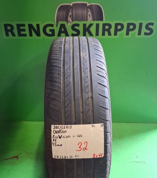 205/65R15 Ovation Eco Vision VI682 94V kesä 4,5mm / 3V11