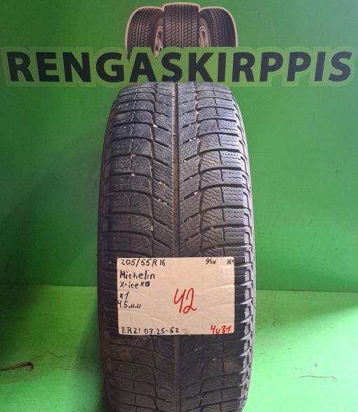 205/55R16 Michelin X-Ice XI3 94N kitka 4,5mm / 4V31
