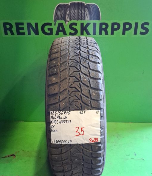 185/65R15 Michelin X-Ice North 3 92T nasta 6mm / 3V22