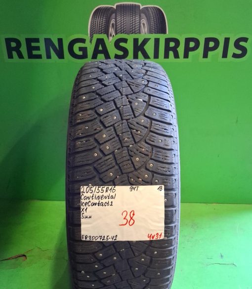 205/55R16 Continental IceContact 2 94T nasta 5mm / 4V31