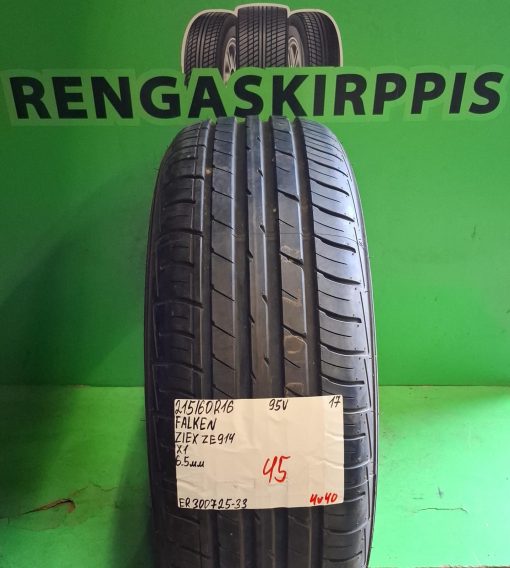 215/60R16 Falken Ziex ZE914 95V kesä 6,5mm / 4V40