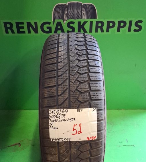 215/55R17 Goodride Zuper Snow Z507 98V kitka 5,5mm / 4P31