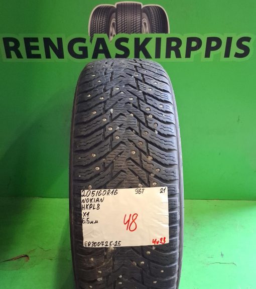205/60R16 Nokian HKPL 8 96T nasta 6,5mm / 4V23