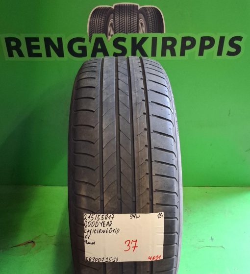 215/55R17 GoodYear EfficientGrip 94W kesä 4mm / 4P31