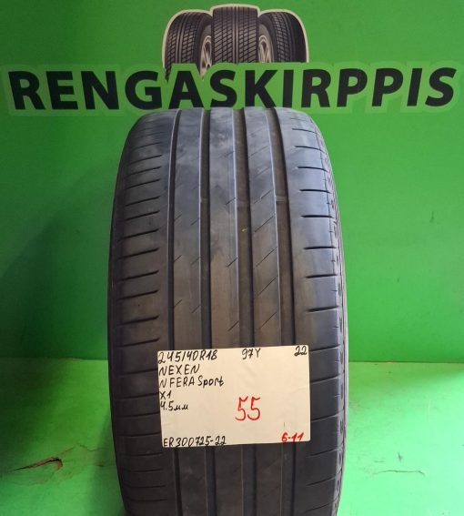 245/40R18 Nexen NFera Sport 97Y kesä 4,5mm / 6-11