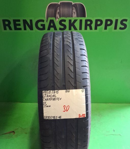 195/65R15 GT Radial Champiro FE1 91H kesä 3,5mm / 3V32