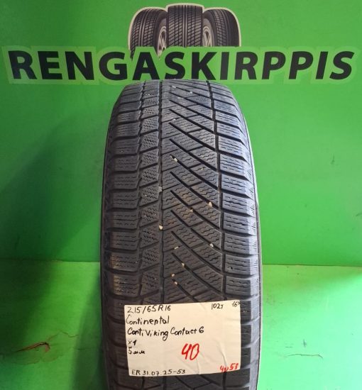 215/65R16 Continental ContiVikingContact 6 102T kitka 5mm / 4V53