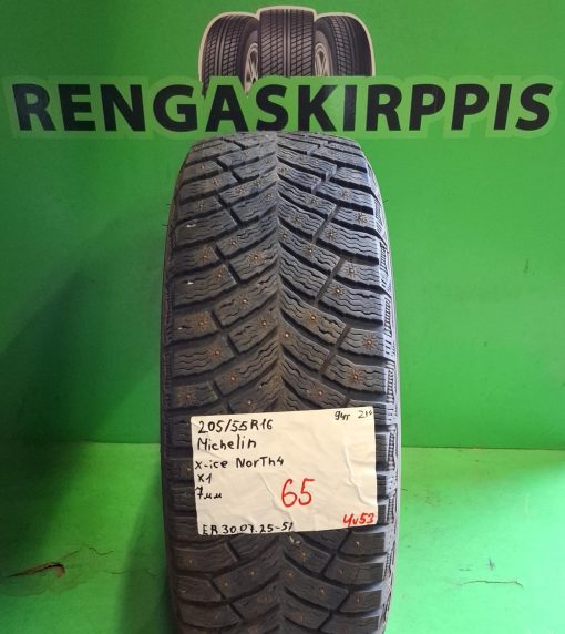 205/55R16 Michelin X-Ice North 4 94T nasta 7mm / 4V53