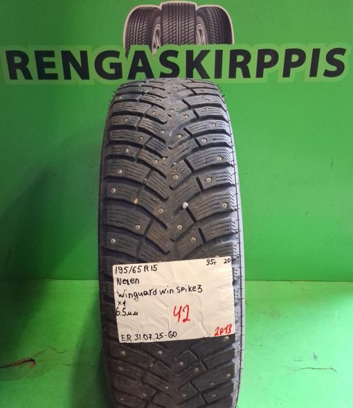 195/65R15 Nexen Winguard Win Spike 3 95T nasta 6,5mm / 2P13