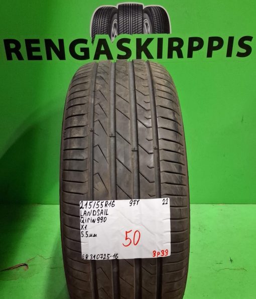 215/55R16 Landsail Qirin 990 97Y kesä 5,5mm / 3P33