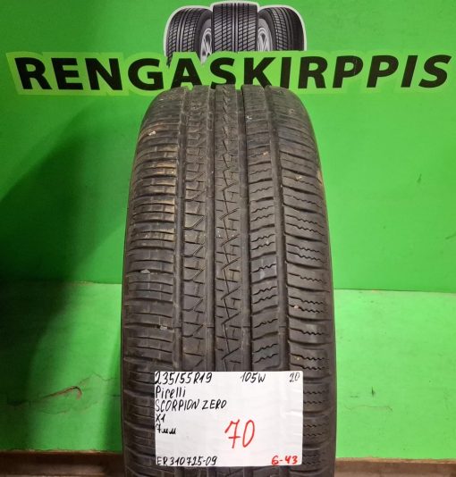 235/55R19 Pirelli Scorpion Zero 105W kesä 7mm / 6-43