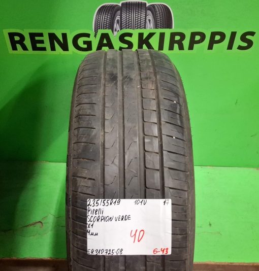 235/55R19 Pirelli Scorpion Verde 101V kesä 4mm / 6-43