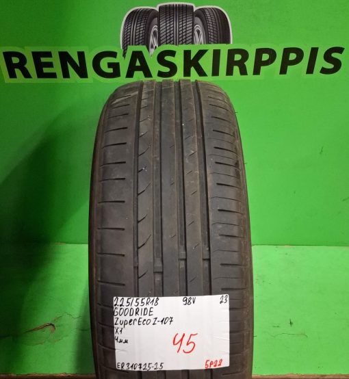 225/55R18 Goodride Zuper Eco Z107 98V kesä 4mm / 5P22
