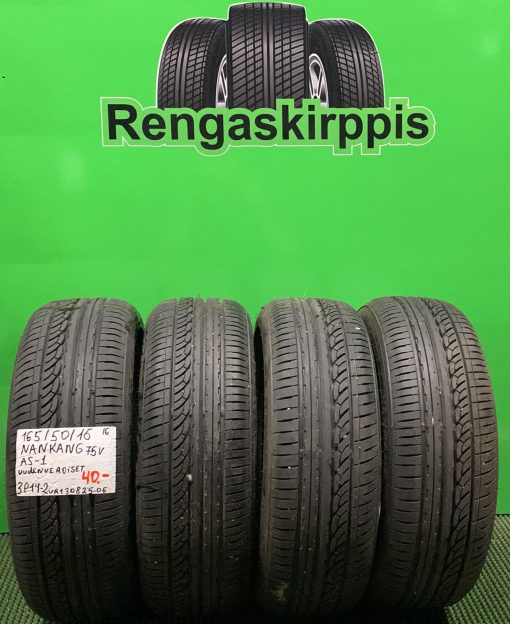 165/50R16 Nankang AS1 75V kesä uudenveroiset / 3P14-2