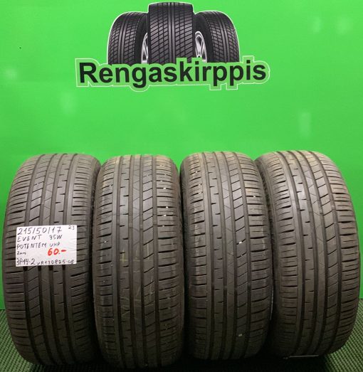 215/50R17 Event Potentem UHP 95W kesä 7mm / 3P14-1